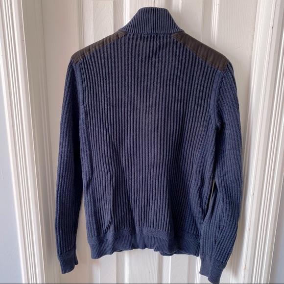 Calvin Klein men’s ribbed knit cardigan sweater. Size Medium - Picture 2 of 11